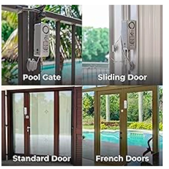 TECHKO S187D Pool Door Alarm - Safe Pool Area Entry Detector - New In Box - Picture 6 of 10